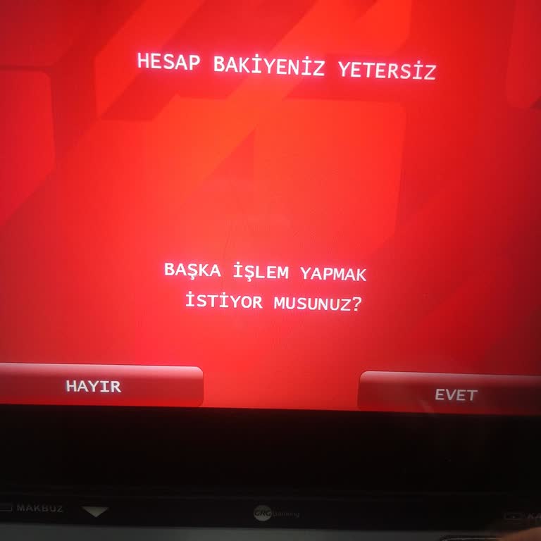 Paycell Bakiye Yetersiz Hatası Nedeniyla Nakit Çekilemiyor