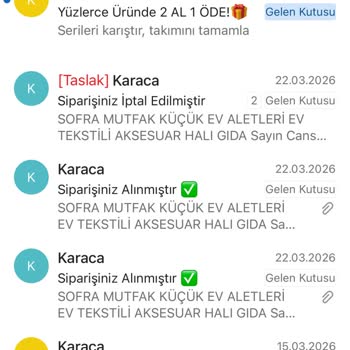 Karaca Züccaciye 95392207 Numaralı Siparişin 4.999 TL İadesi Gecikiyor