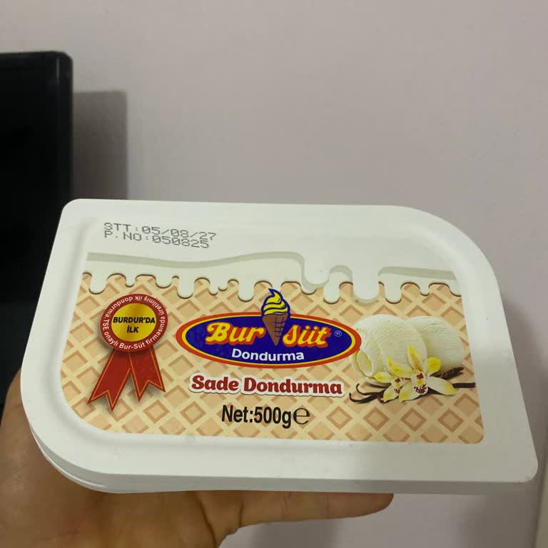 Bur-Süt Dondurma Aromatik Lezzet Ve Kıvamda Kalite Kaybı