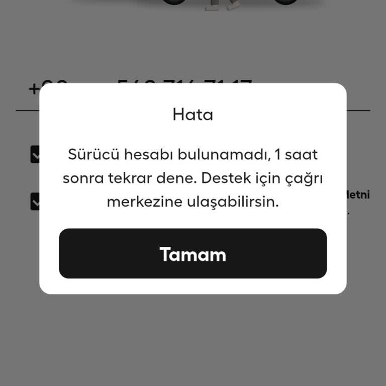 Martı Tag Sürücü Hesabımda Giriş Hatası Ve Acil Yardım Talebi