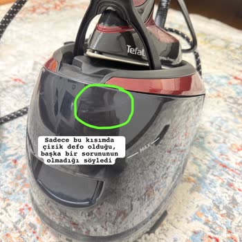 Tefal Açılmış ve Servis Görmüş Ütünün Çizik Bahaneleriyle Satılması ve İade Reddi