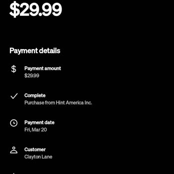 I Need Cash App to Refund and Block Fraudulent Hint America Inc. Charges