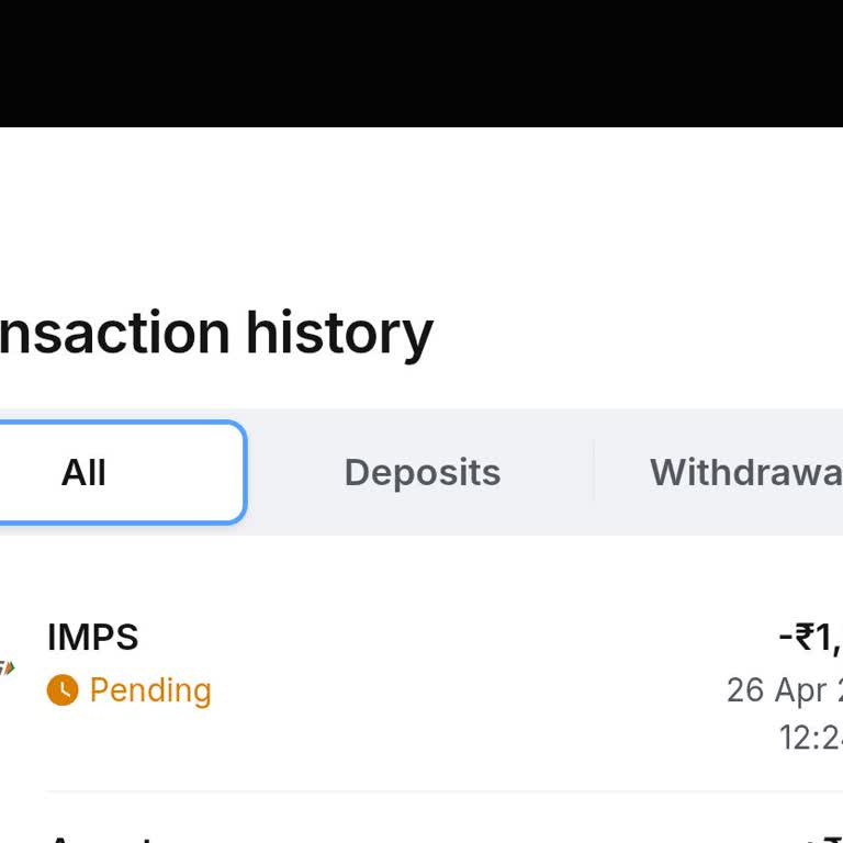 1win Pending Withdrawal Request – ₹1200 (IMPS)