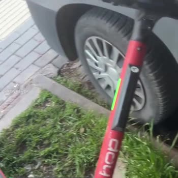 Hop Scooter'in Aracıma Maddi Zarar Vermesi