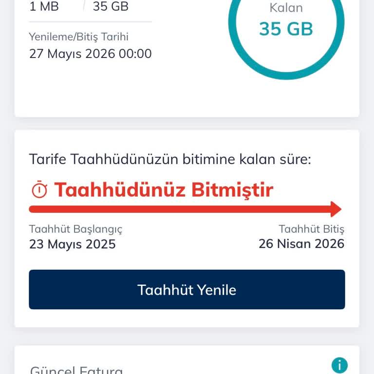 Taahhüt Süresi Sonrası Haksız 1700 TL Fatura Ve Saygısız Müşteri Temsilcisi Davranışı