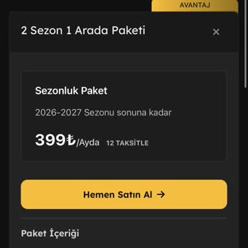 Yanlış Sezonluk Paket Alımı Ve 4800 TL İade Talebi