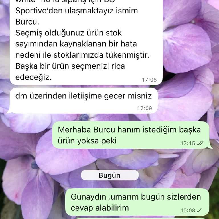 Stok Sorunu Ve Cevapsız İletişim Nedeniyle Nakit İade Talebi