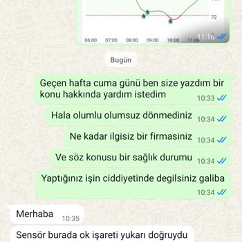 Linx Şeker Sensöründeki Ölçüm Farkı Ve 3 Günlük Yanıtsızlık