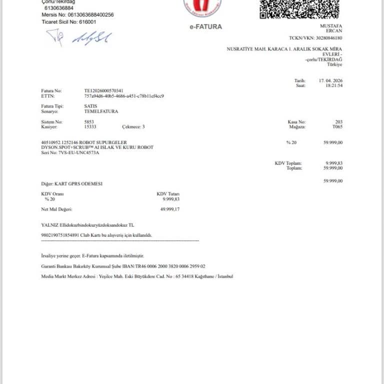 Dyson Spot Scrub Süpürge Fiyat Düşüşü Nedeniyle 10.000 TL Farkı İadesi Talebi