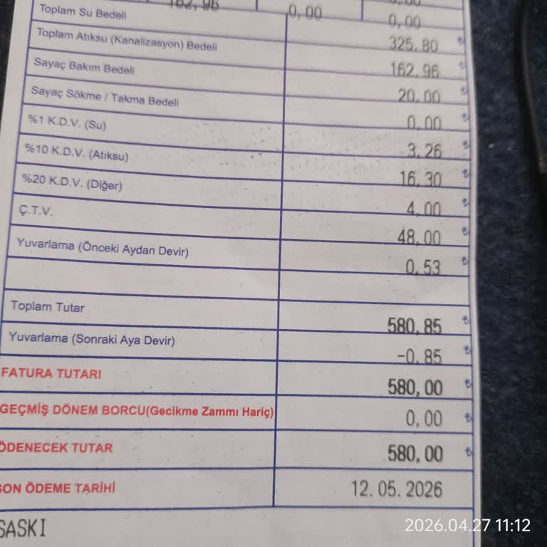 Aşırı Yüksek Su Faturası Ve Haksız Kanalizasyon Ücreti İçin Şikayet