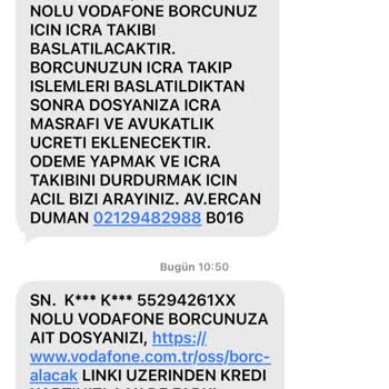 İzinim Dışında Açılan Vodafone Hattı Ve Haksız İcra Tehdidi