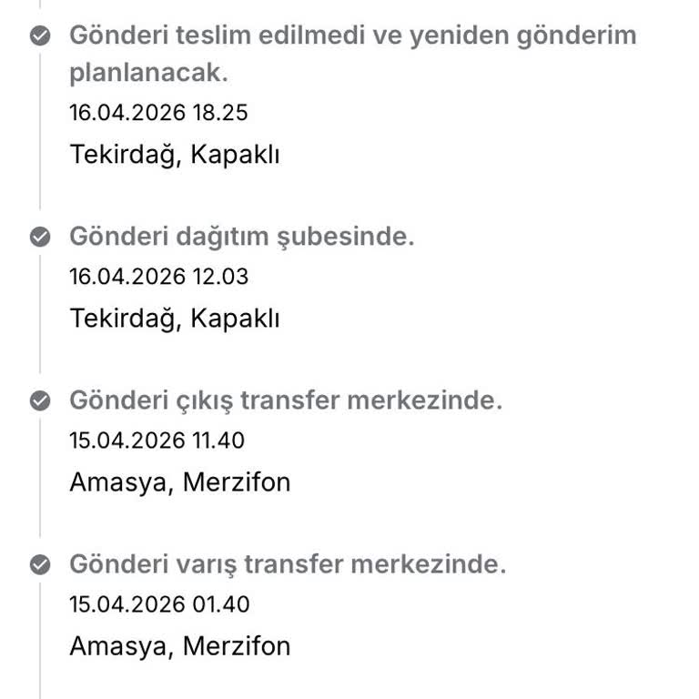 Aras Kargo Trendyol'dan Sinoz Kozmetik Ürün Teslim Edilmedi