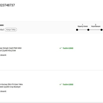 Koton Yanlış Ürün Gönderdi Alt Parça Eksik Ve Müşteri Hizmetine Ulaşılamıyor