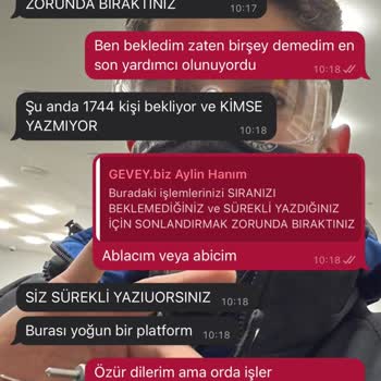 Gevey Biz Ürünü Çalışmıyor, Destek Kırıcı Ve İade Talebi