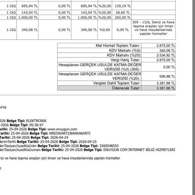 Aynı Uçuşta Çifte Ödeme Ve Bilgilendirme Eksikliği