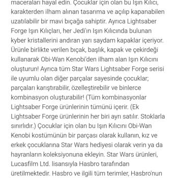 Işıklı Olmadığı Belirtilmeyen Oyuncak Kılıcın Yanıltıcı Satışı Ve İade Reddi