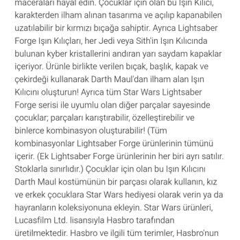 Işıklı Olmadığı Belirtilmeyen Oyuncak Kılıcın Yanıltıcı Satışı Ve İade Reddi