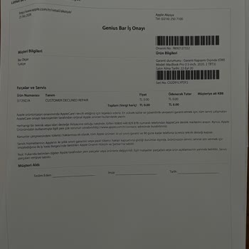 Yetkili Servis Sonrası Macbook Pro Çalışmaz Hale Geldi Ücretsiz Onarım Talebi