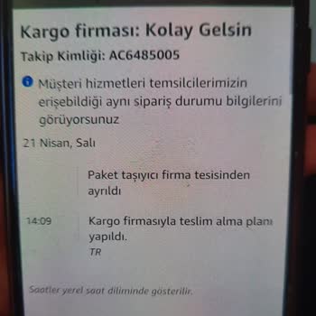 Kargo Gecikmesi Ve İptal İmkânı Olmayan Siparişe Tam İade Talebi