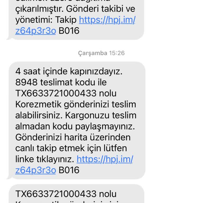 Korezmetik İade Kodu Alamıyorum!