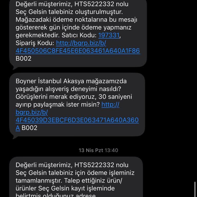 Boyner Akasya Şubesinde Tişört Değişiminde Gecikme Ve İletişimsizlik
