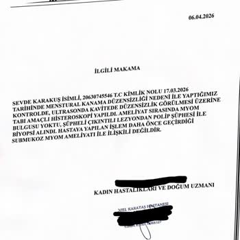 Sigorta Ameliyat Masraflarını Karşılamadı Belgeleri Toplamamı İstiyor