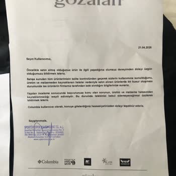 Kısa Sürede Deforme Olan Ve Tüy Döken Montta Üretim Hatası İddiası