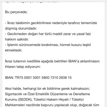 İkraz Talebimin Süre Aşımı Ve Geri Dönüşsüzlüğü