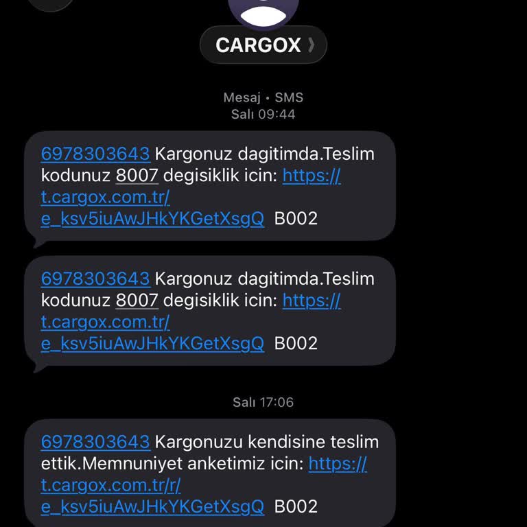 Cargox’tan Yanıltıcı Teslimat Ve Cevapsız Destek 2.000 TL’lik Siparişim Kayıp