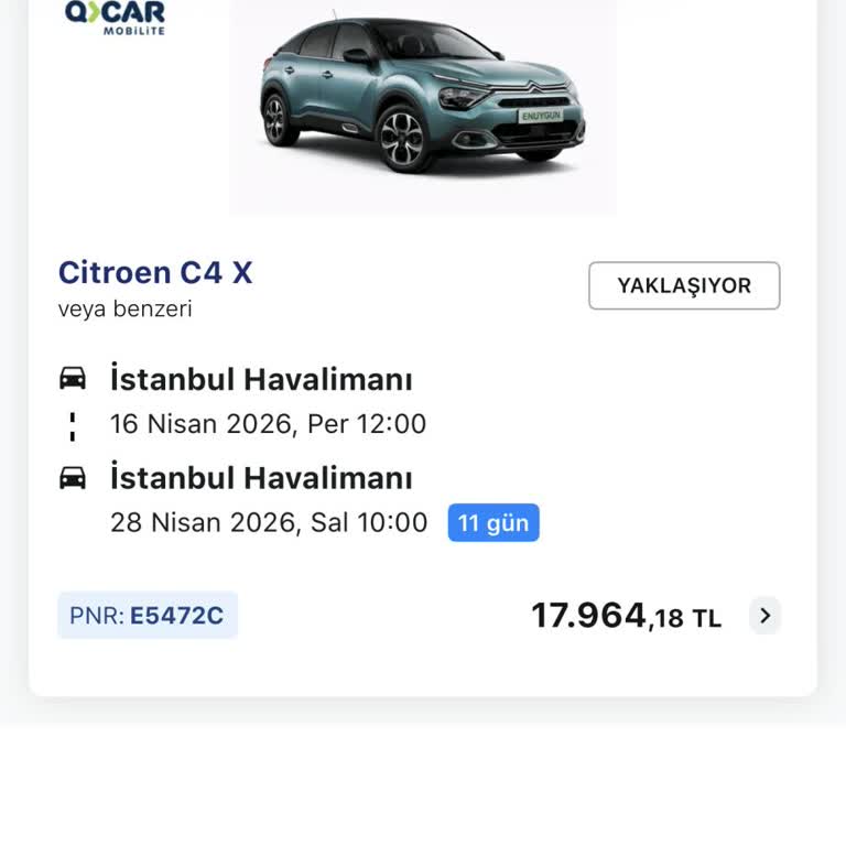 Enuygun'da İptal Edilen Araç Rezervasyonu Hâlâ Tamamlandı Ve İade Gelmedi