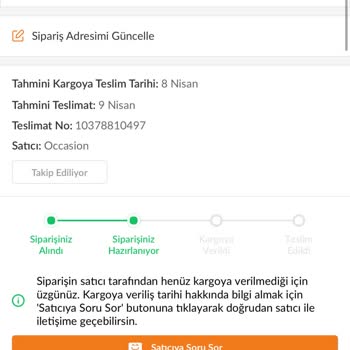Siparişim 23 Gün Geçmesine Rağmen Gönderilmedi Ve Müşteri Hizmetleri Oyalıyor