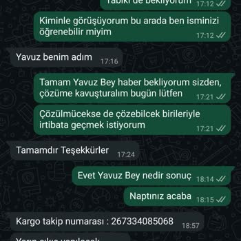 Mutamin Köpek Maması Siparişi Teslim Edilmedi Ve Yanlış Takip Numarası Gönderildi
