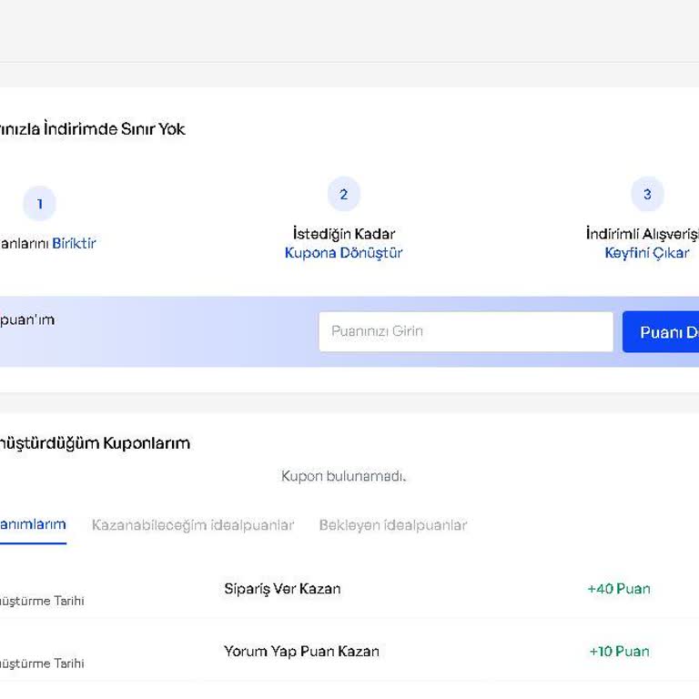 Söz Verilen Puanlar Gelmedi Ve Müşteri Hizmetleri Çözüm Sunmadı