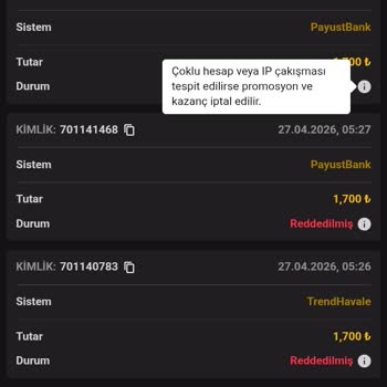 Lordbahis Çoklu Üyelik İddiasıyla Çekim İptali Ve Kayıp Bonusun Geri Ödenmesi Talebi