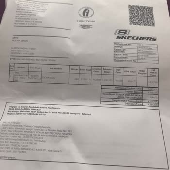 İki Ayda Skechers Ayakkabısında Açılma Ve Yırtılma, Üretim Kusuru Reddedildi, Değişim Ve İade Talebi