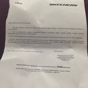 İki Ayda Skechers Ayakkabısında Açılma Ve Yırtılma, Üretim Kusuru Reddedildi, Değişim Ve İade Talebi