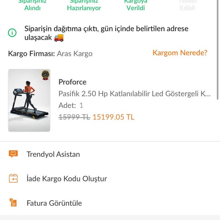 Ağır Yürüyüş Bandı Tesliminde Kargo Sorunu Ve Zorunlu İade