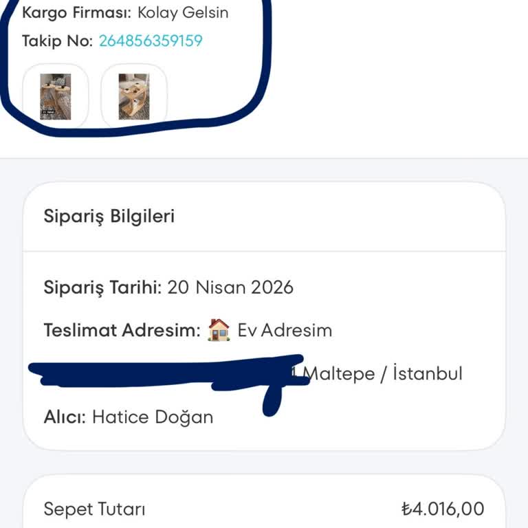 Yanlış Teslimat Nedeniyle 4.000 TL İade Talebi