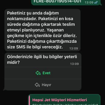 Flormar'dan Siparişimin Teslim Edilmemesi Ve Hızlı İade Talebi