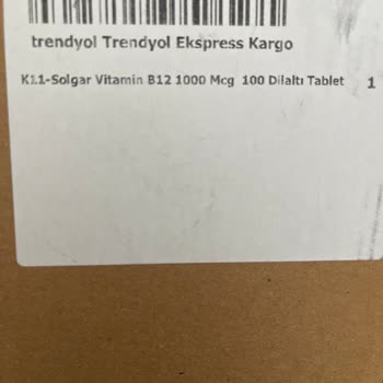 Eksik Tabletli Vitamin B12 Ürünü Tam İade Talebi