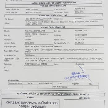 Media Markt’ta Tekrarlayan TV Arızası Ve İade Sorunu