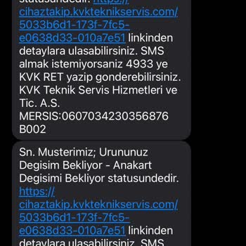 Ana Kart Arızalı Tablet İçin Bedel İadesi Talebim Cevap Almıyor