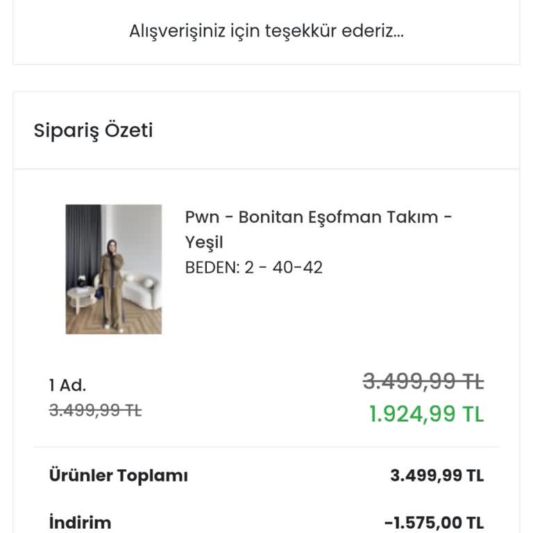Siparişim Üretimde Olduğu Söylenmesine Rağmen Teslim Edilmedi