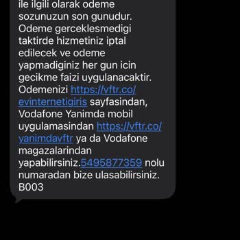 Vodafone Ev İnterneti İptali Gerçekleşmedi Ve Haksız Borçlandırma Yapılıyor