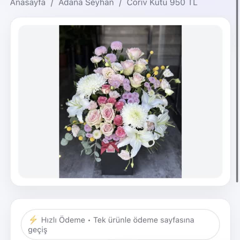 Çiçek Siparişi İptali ve Ücret İadesi Talebi