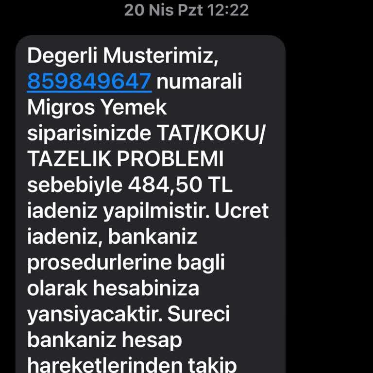 Bozuk Ürün Gönderildi İade Kredi Kartıma Yansımıyor