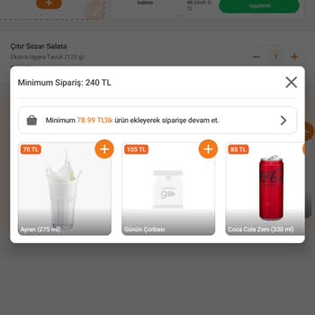 Saç Teli İçeren Yemekte Hijyen Sorunu Ve Kullanılamayan Kupon