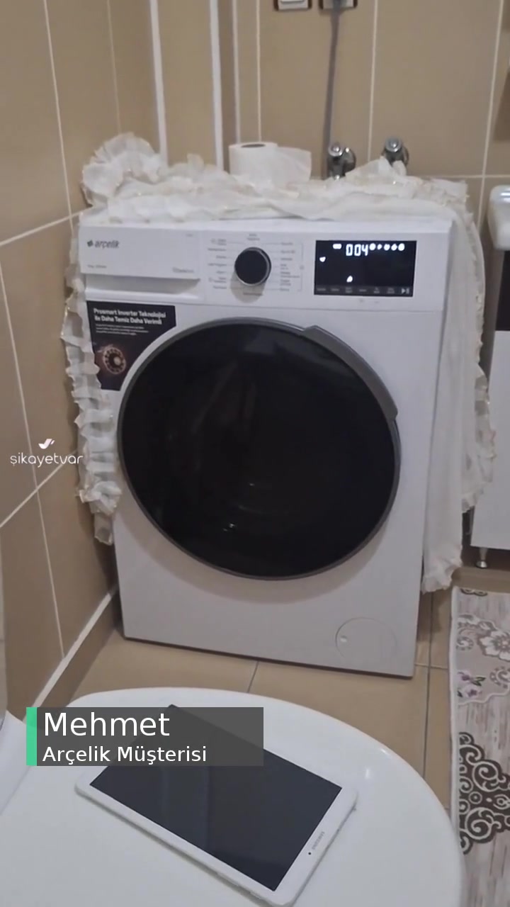 Arçelik Çamaşır Makinem Gürültülü Çalışıyor! videonun kapak resmi