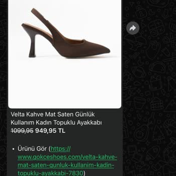 Gökçe Shoes'tan Alınan Ayakkabı Gönderilmedi Ve İade Yapılmadı