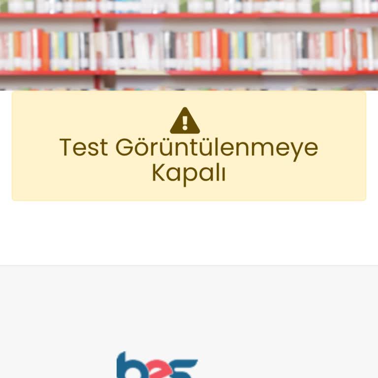 Bes Yayınları Ulti Serisi AYT Matematik Deneme Çözümlerine Erişim Sorunu